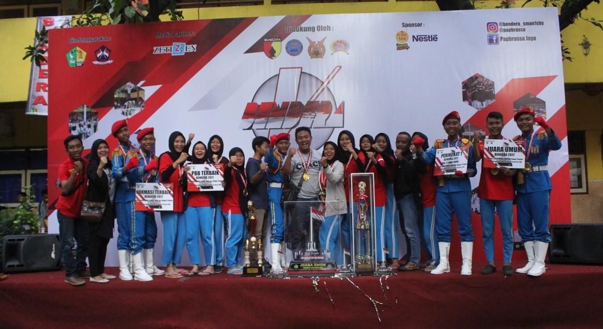 Kibrahasa Sabet Juara Umum Bendera V, Event Paskibra SMAN 1 Surabaya