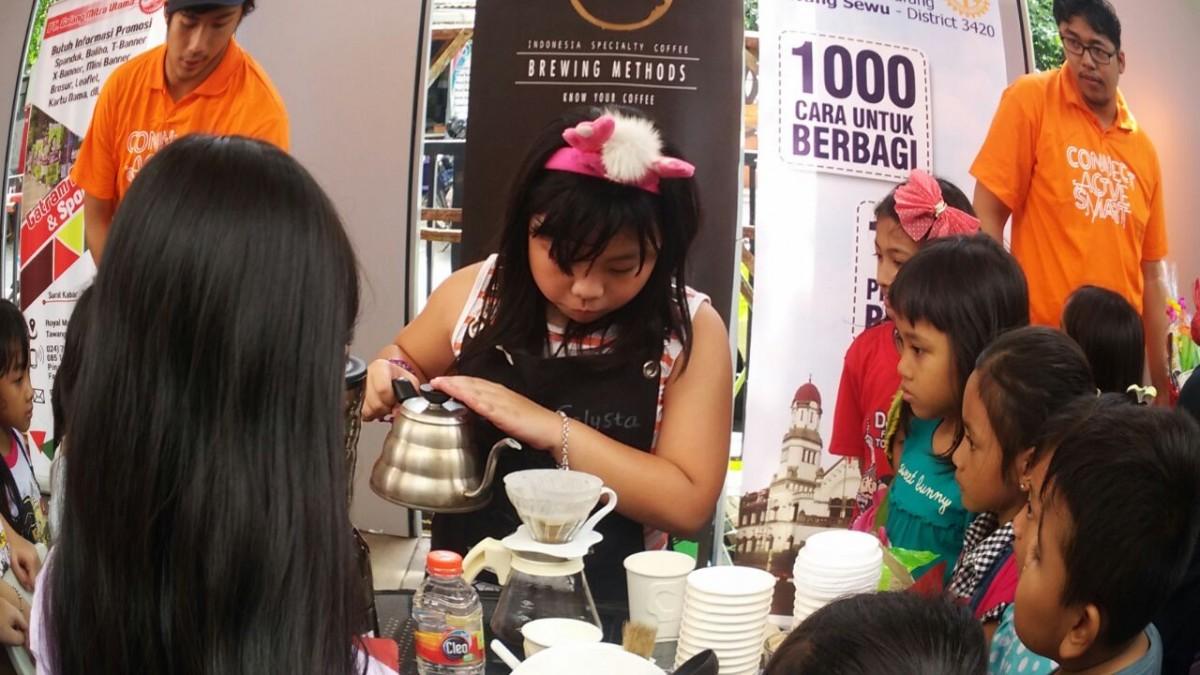 Calysta Heleno Theo, Barista Cilik asal Semarang