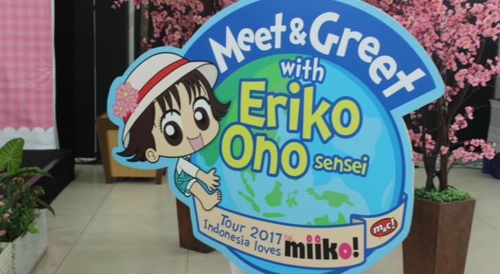 Komikus Eriko Ono Sensei, Pengarang Hai! Miiko, Datang ke Indonesia!