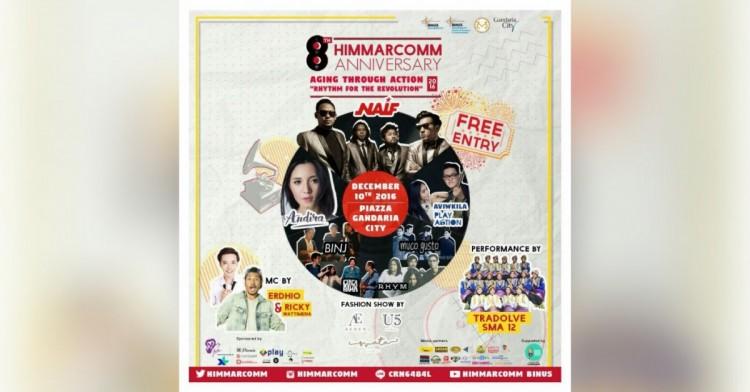 Anniversary ke-8, HIMMARCOMM Ajak Lindungi Musik Original Indonesia