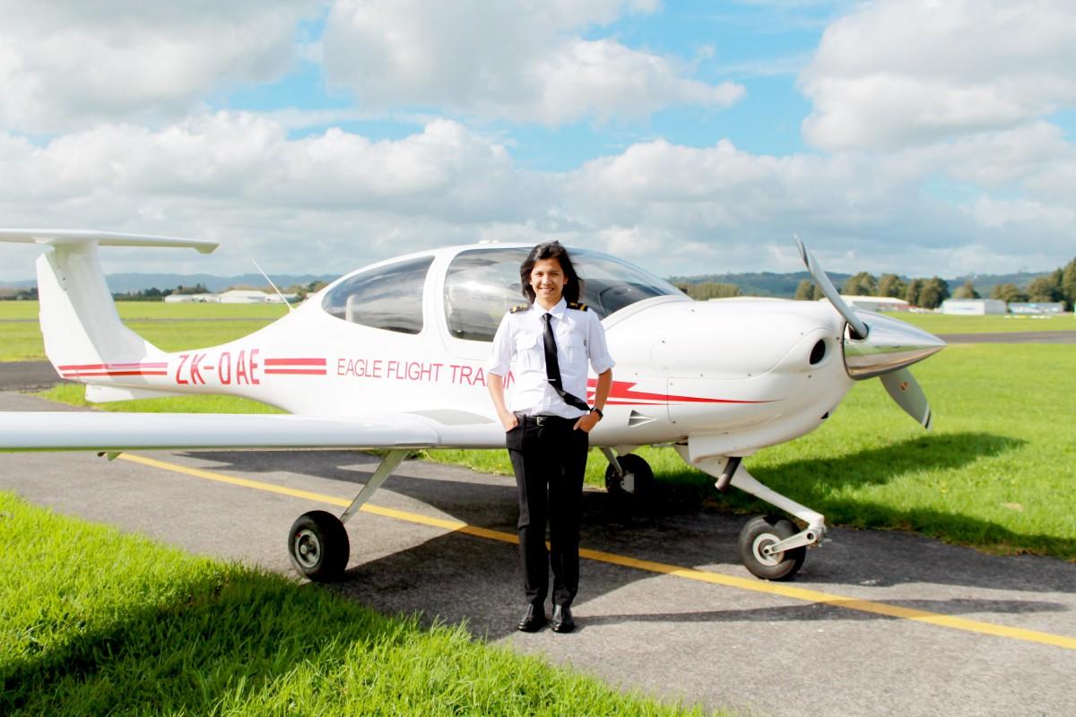 Naomi Aldisa: Calon Pilot Cewek di Sekolah Penerbangan Eagle Flight Training Selandia Baru