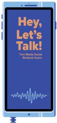 Hey, Let’s Talk! , Tren Media Sosial Berbasis Suara