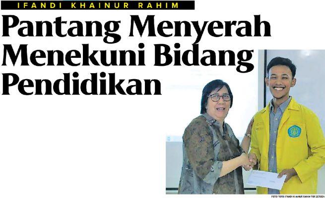 IFANDI KHAINUR RAHIM, Pantang Menyerah Menekuni Bidang Pendidikan