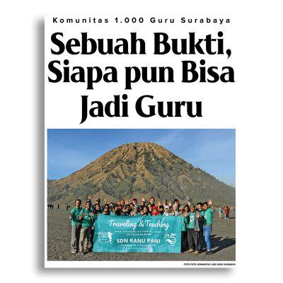 Komunitas 1.000 Guru Surabaya,Sebuah Bukti, Siapa pun Bisa Jadi Guru