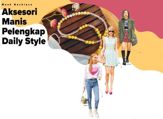 Mask Neckace, Aksesoris Manis Pelengkap Daily Style