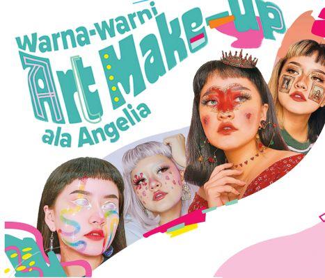 Warna-Warni Art Make-Up ala Angelia